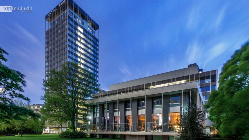 Die Top Lounge-Location Central Parx mit dem Pavillon am Rothschildpark