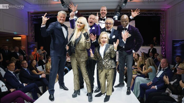 Jubel für eine großartige „Kleider machen Leute“-Show: Sven Müller, Doro Pesch, Stephan Görner, Pascal Hens, ChrisTine Urspruch, Wolfgang Stumph, Papis Loveday (Foto: Mesut Kurtulus)