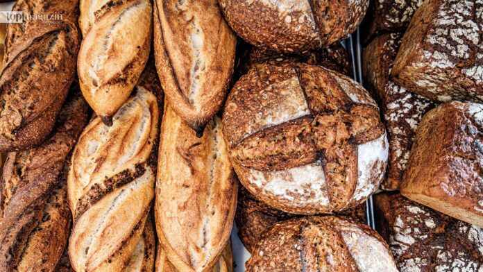 Die Brot-Auslage im „mehlwassersalz“