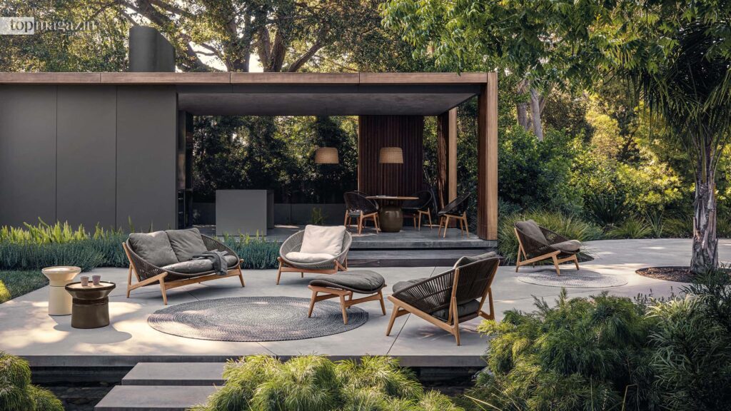 Absoluter Hingucker in jedem Garten sind die Outdoor Möbel von Gloster (Foto: Gloster)