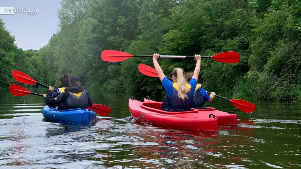 Die Lahn eignet sich hervorragend für ausgiebige Kanutouren (Foto: Krumos Aktivreisen, Lahn)
