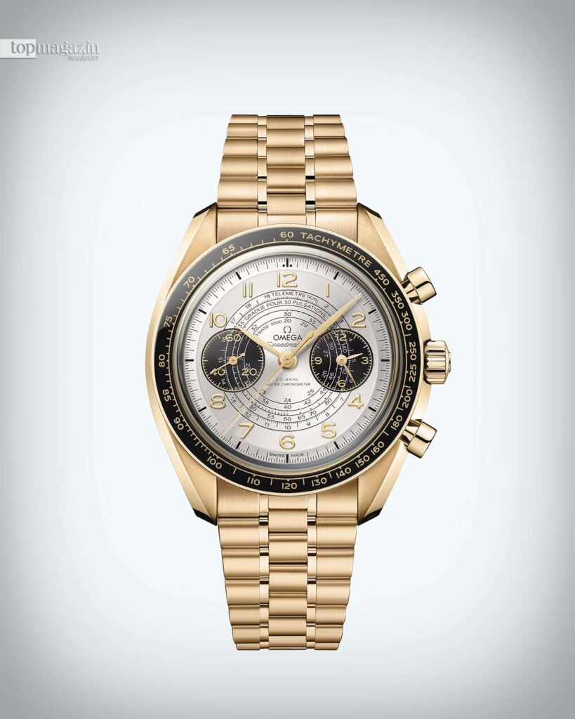 Die Omega Speedmaster Chronoscope ist die perfekte Sportuhr für das Sportjahr 2024 (Foto: Omega)