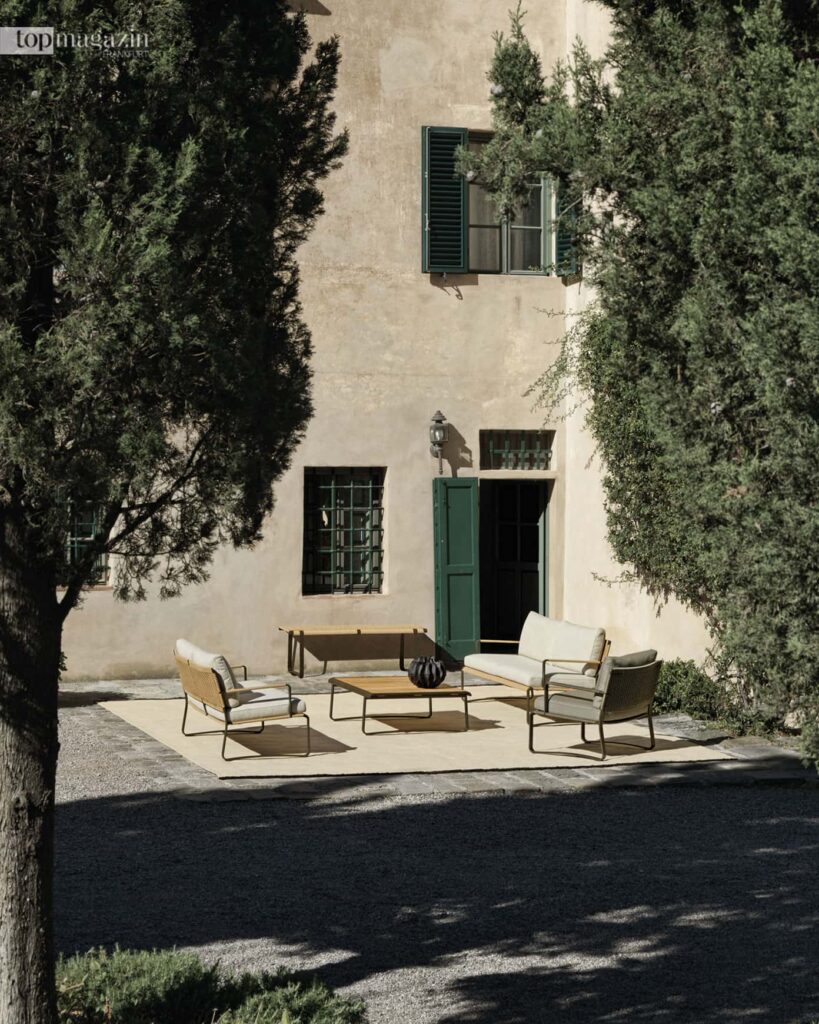 Die Sitzgruppe Phoenix von Molteni wurde von Vincent van Duysen designt (Foto: Molteni)