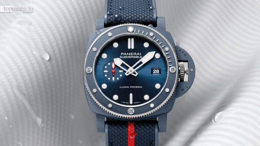 Die Submersible QuarantaQuattro Luna Rossa Ti-Ceramitech von Panerai (Foto: Panerai)