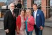 FES Chef Benjamin Scheffler mit Frau Beate Silvia Karpinksi Schmitt Auto Schmitt kam mit Sohn Mark Karpinski