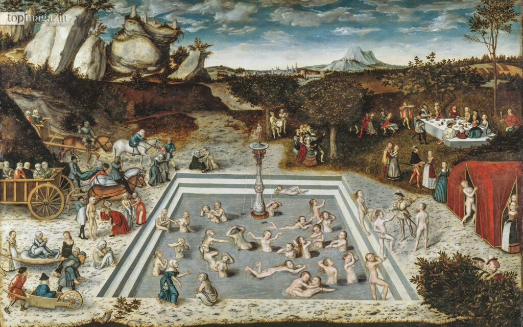 „Der Jungbrunnen“ von Lucas Cranach dem Älteren aus dem Jahr 1546 (Foto: Staatliche Museen zu Berlin, Gemäldegalerie / Volker-H. Schneider)