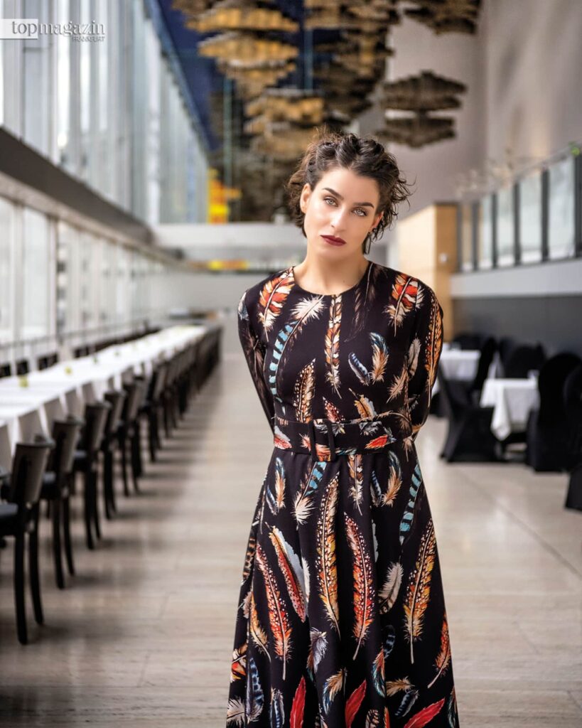 Asmik Grigorian im Wolkenfoyer der Oper Frankfurt (Foto: Top Magazin Frankfurt)