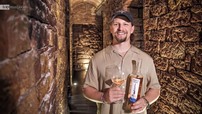 Jesse Bongiovi präsentiert in der Winebank seinen Wein „Hampton Water“