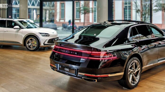Genesis GV60 und G90 im Studio am Thurn-und-Taxis-Palais (Foto: Top Magazin Frankfurt)