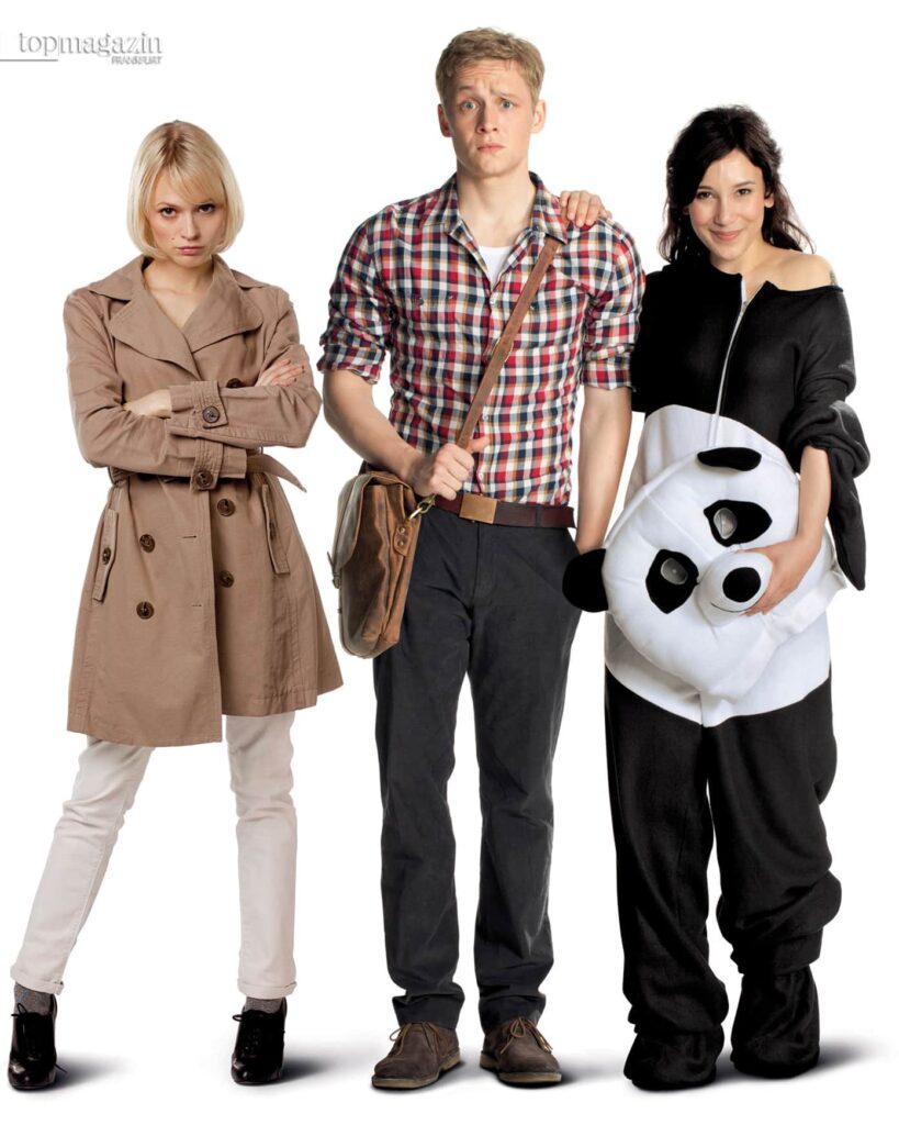 Mavie Hörbiger, Matthias Schweighöfer und Sibel Kekilli in „What a Man“ (Foto: Pantaleon Films GmbH)