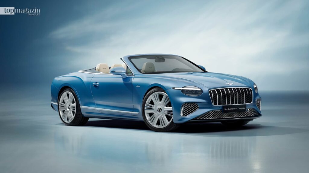 Traum in Babyblau: Der Bentley Continental GTC Azure (Foto: Bentley)