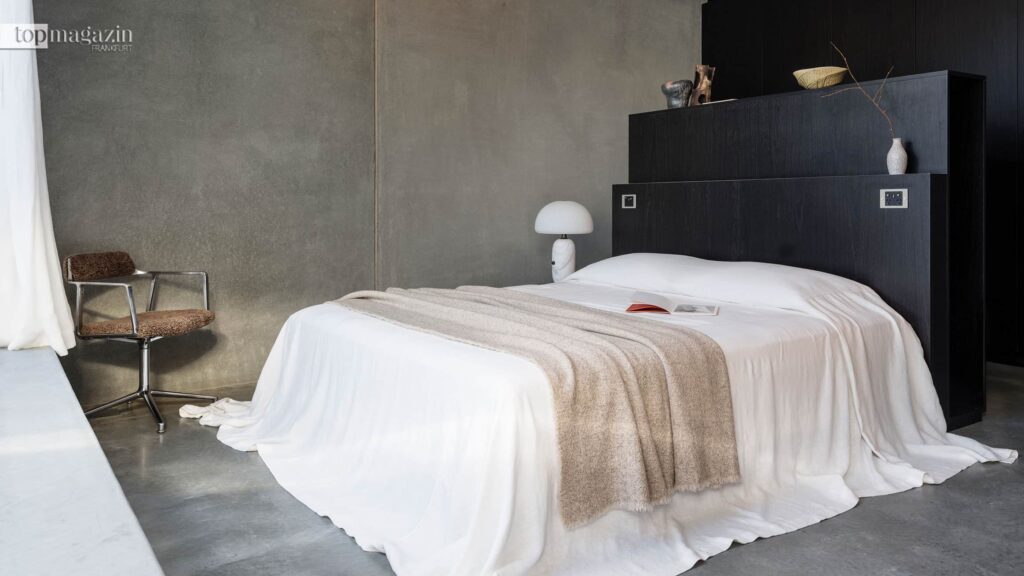 Das minimalistische Schlafzimmer (Foto: Vipp)