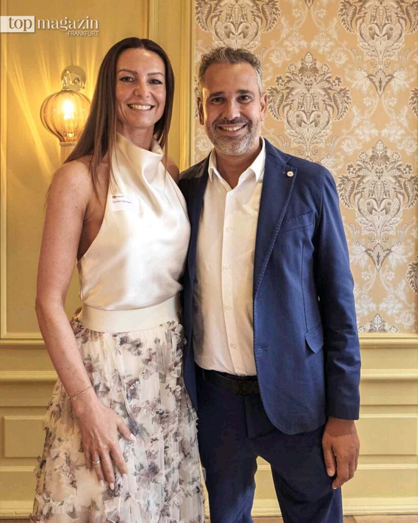Carolin und Daniel Baumann (Präsident EFC Business Eagles)