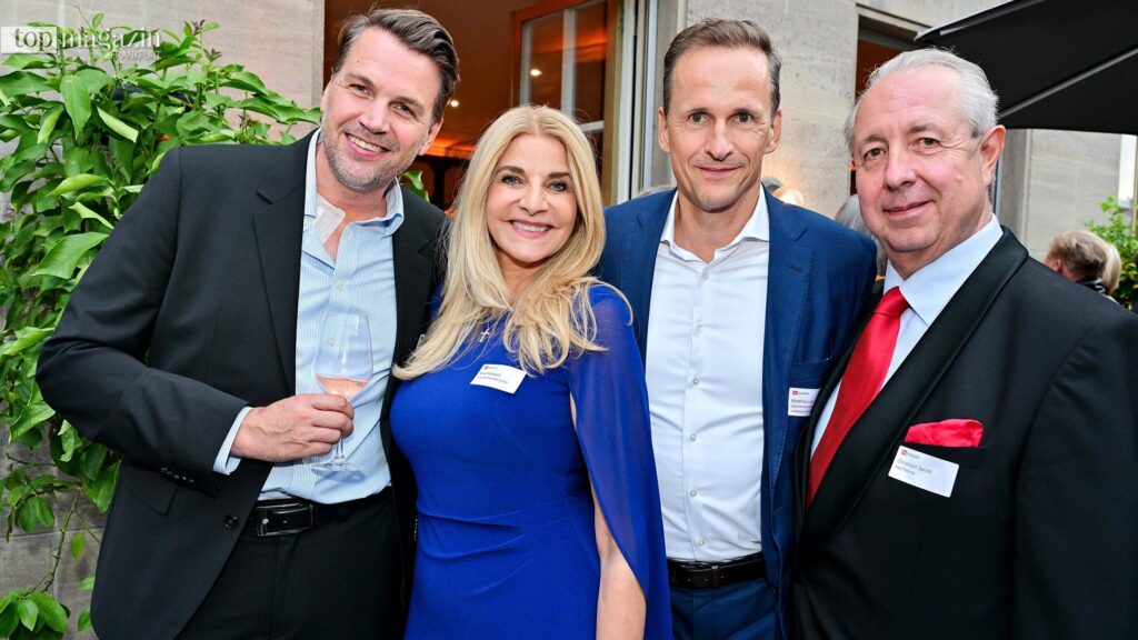 Dr. Jörg Voss und Nina Horbach (Avocado Rechtsanwälte) mit Matthias Luck (Liechtensteinische Landesbank) und Christoph Jacob (NeoTherma)