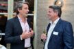 Florens Herbst SWR im Gespraech mit Robert Huebner HR