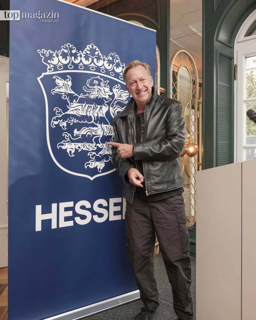 Hessen-Agentur-Chef Folke Mühlhölzer unterstützte das hochkarätige Event