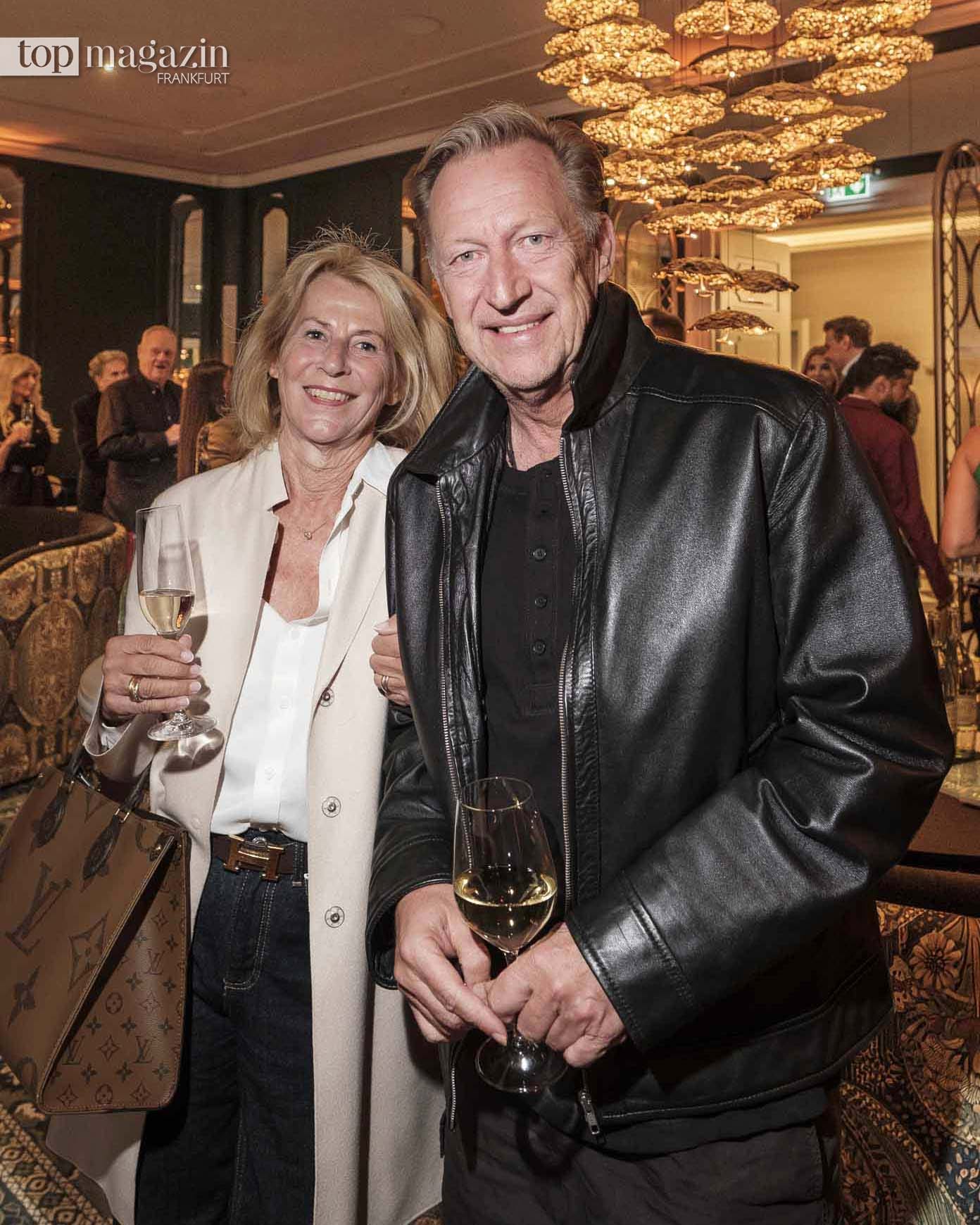 Petra und Folke Mühlhölzer, Chef der Hessen Agentur und oberster der Wirtschaftsförderer des Landes