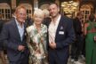 Staatsminister a. D. Axel Wintermeyer mit Olympiasiegerin Ann Kathrin Linsenhoff und Marco Schubert Chapman Freeborn Airchartering