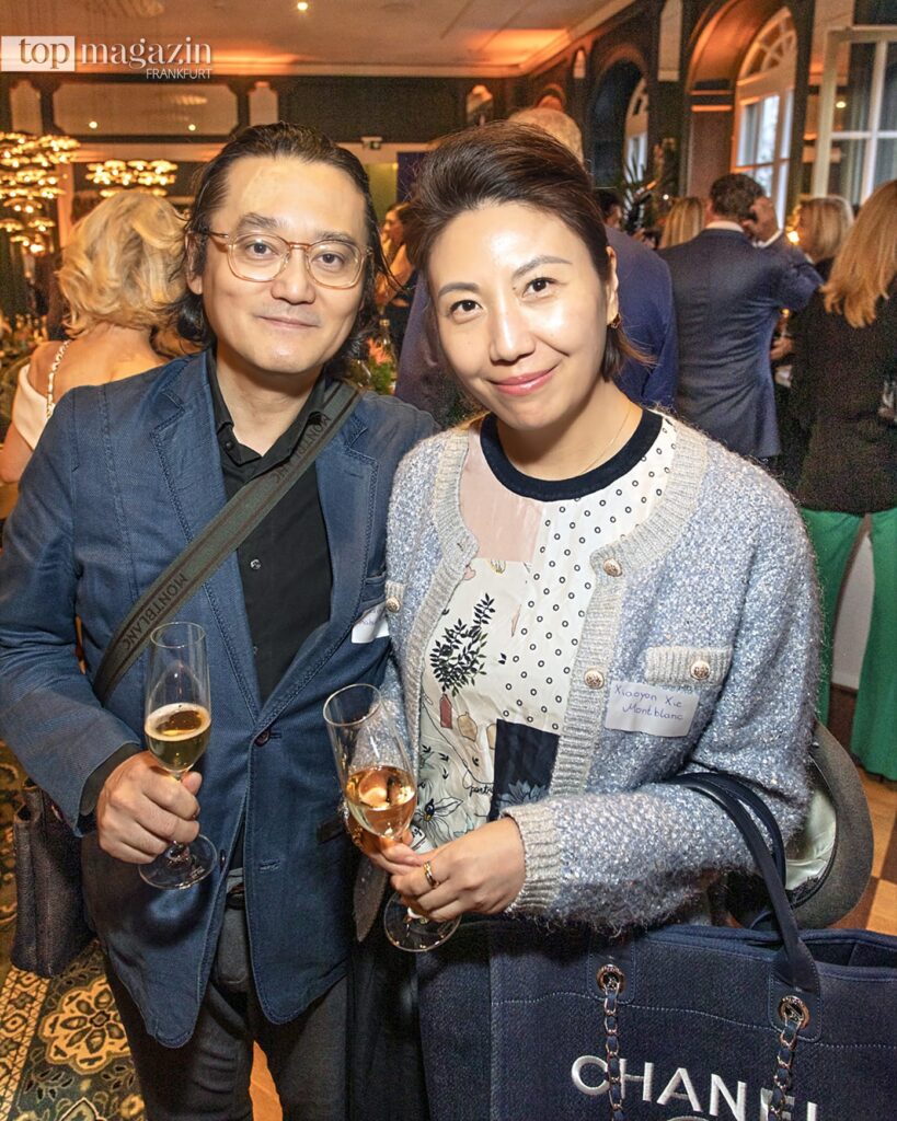 Tetsuya Yamahara (Kabuki Restaurant) mit seiner Frau Xiaoyan Xie (Montblanc)