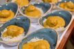 Zarte Paneer Kloesschen in Haeppchen Format als Appetizer