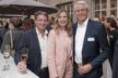 hr Moderator Robert Huebner mit Lottofee Franziska Reichenbacher und Fraport Chef Dr. Stefan Schulte
