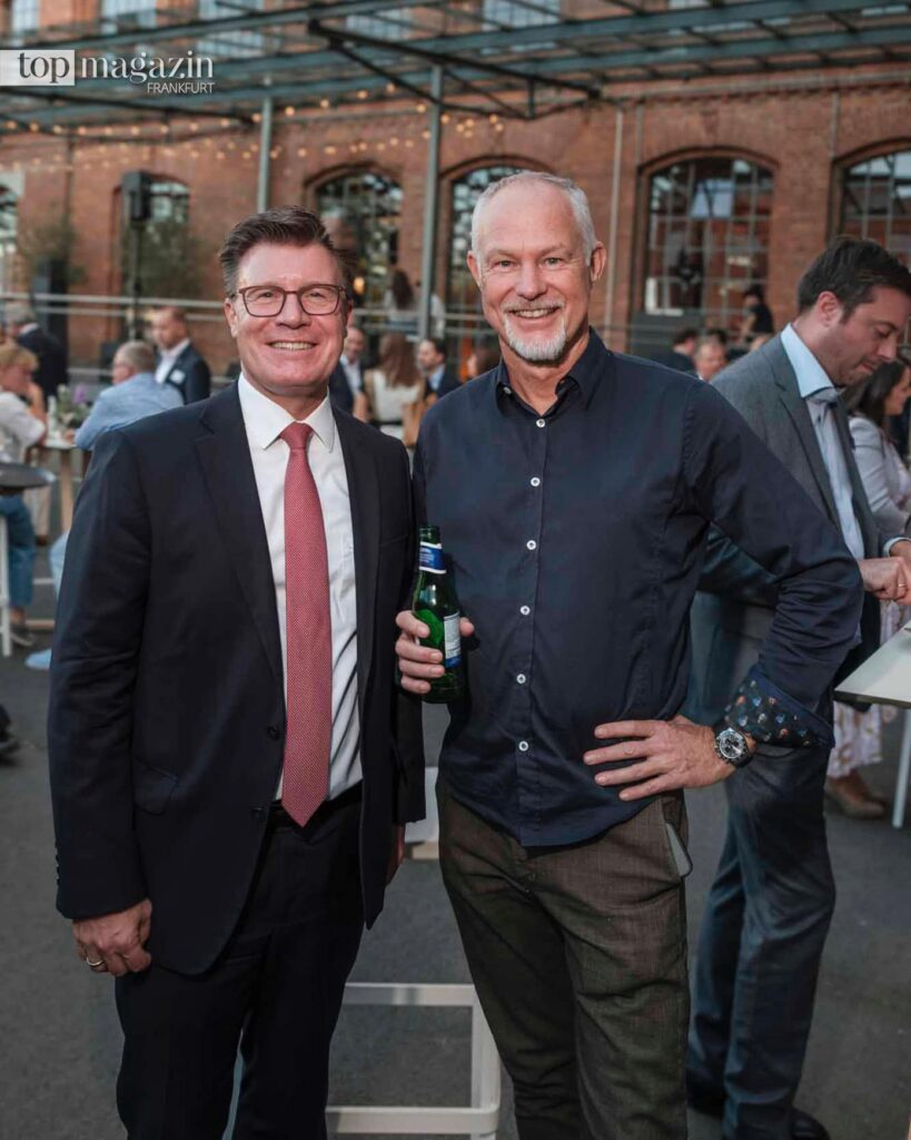 Dr. Dominic Deller (Samson AG) mit Jens Klemann (Strateco)