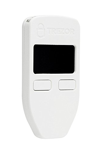 Trezor Model One - Die Original-Hardware-Wallet für Kryptowährungen, Bitcoin-Sicherheit, Speichern und Verwalten Tausende Coins und Tokens (Weiß)