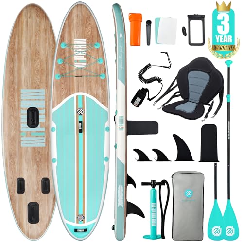 Niphean Stand up Paddle Board for Adults mit Allem Zubehör, 320cm Paddleboard für Aller Fähigkeitsniveaus, SUP mit 200kg Tragkraft für 2 Personen, Stand up Paddling Board mit Sitz